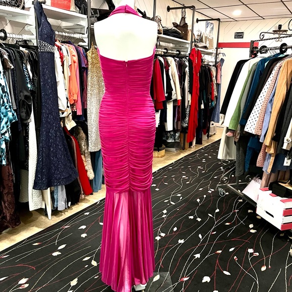 Tadashi Collection Fuschia Bodycon Gown - Picture 6 of 8